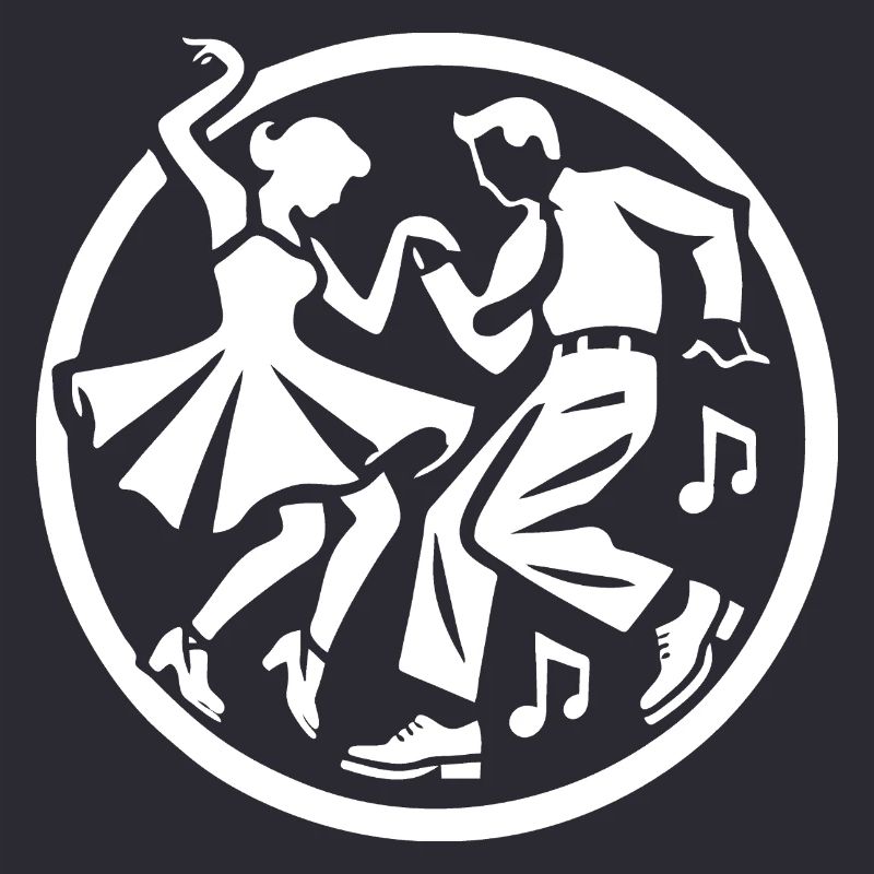 Conception de silhouette rock 'n' roll