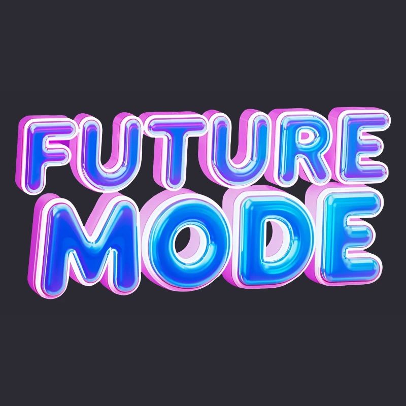 Néon de mode future