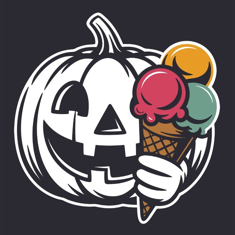 Crème glacée Pumpkin Smile