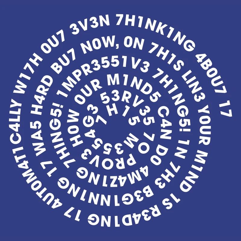 Spirale Leetspeak – Nerd Code 1337 Geek Design