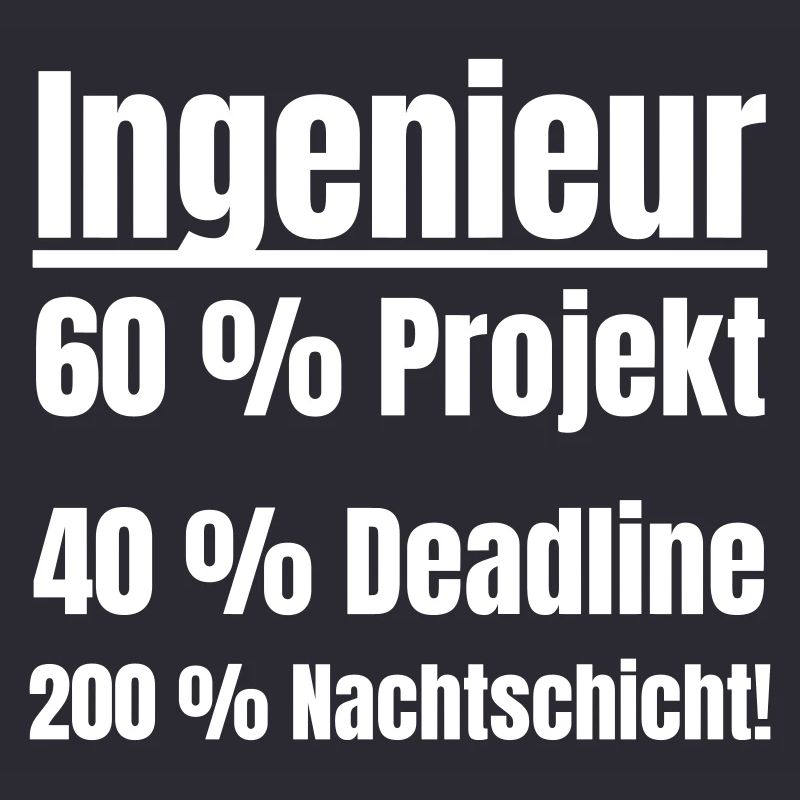 Engineer Life: Project, Deadline, Night Shift.