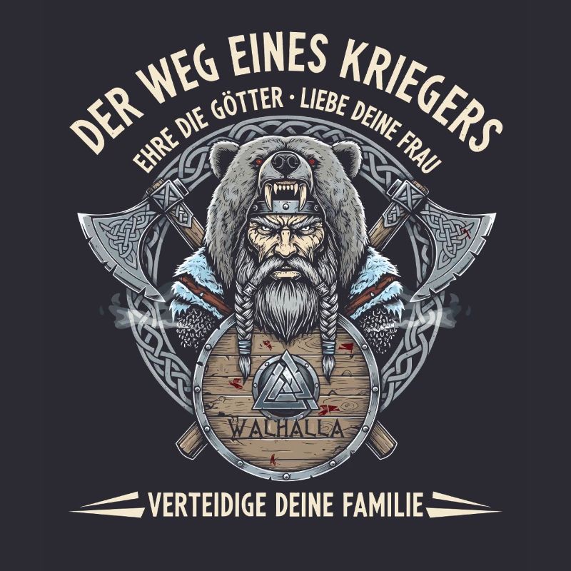 Wikinger Krieger Spruch "Der Weg eines Kriegers"