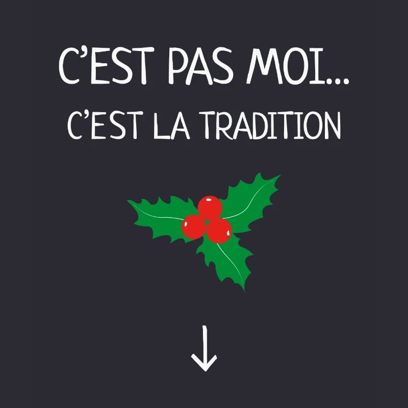 C’est Pas Moi C’est La Tradition Humour Noël Gui
