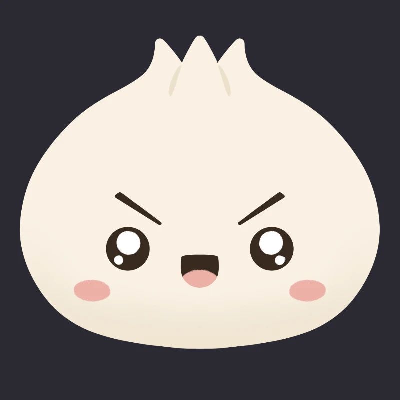Mascotte mignonne de Grumpy Dumpling