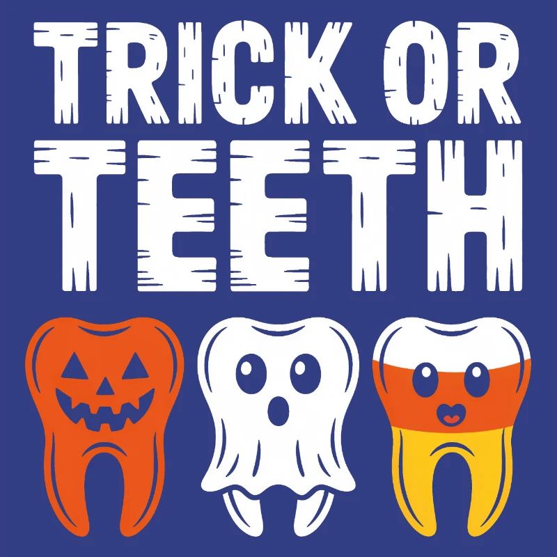 Trick oder Teeth Halloween-Trio