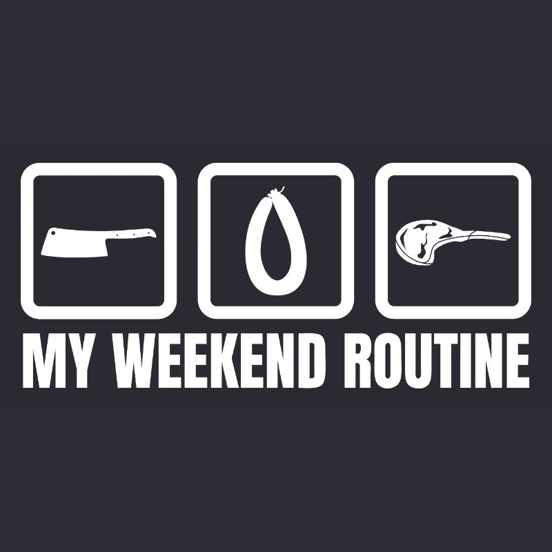Routine du week-end chez le boucher
