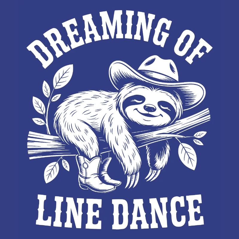 Dreaming sloth doing line dancing