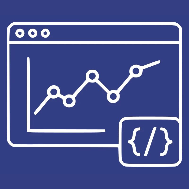 Web Analysis Chart Coding Browser Vector