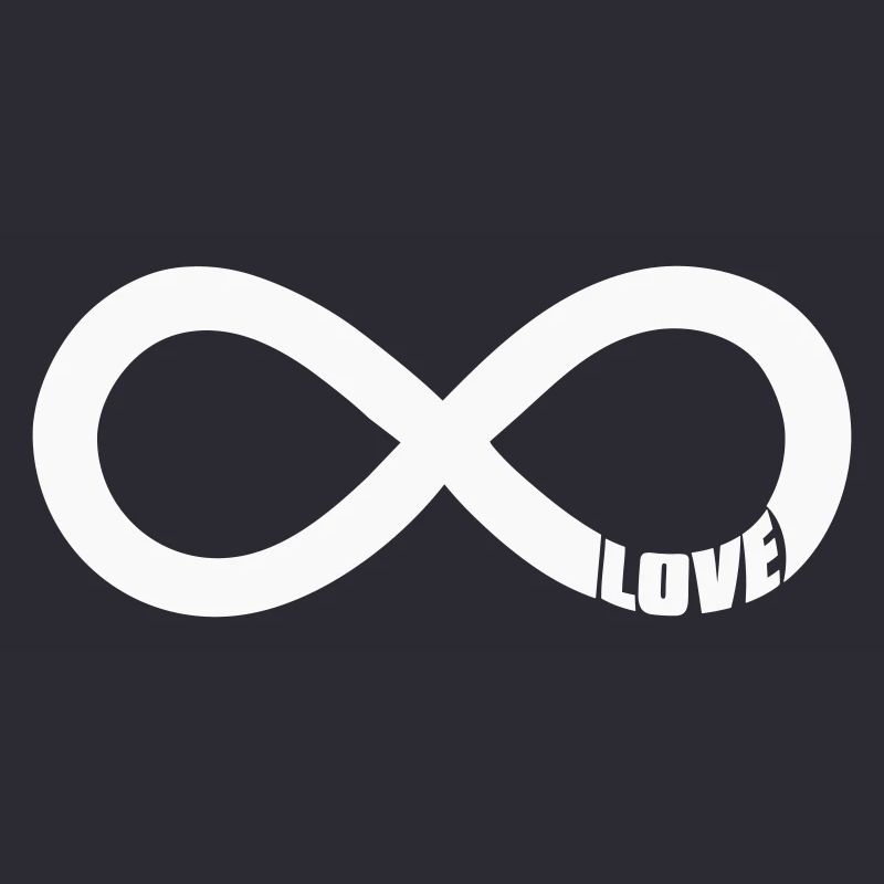 Symbole de l’Amour de l’Infini - Blanc