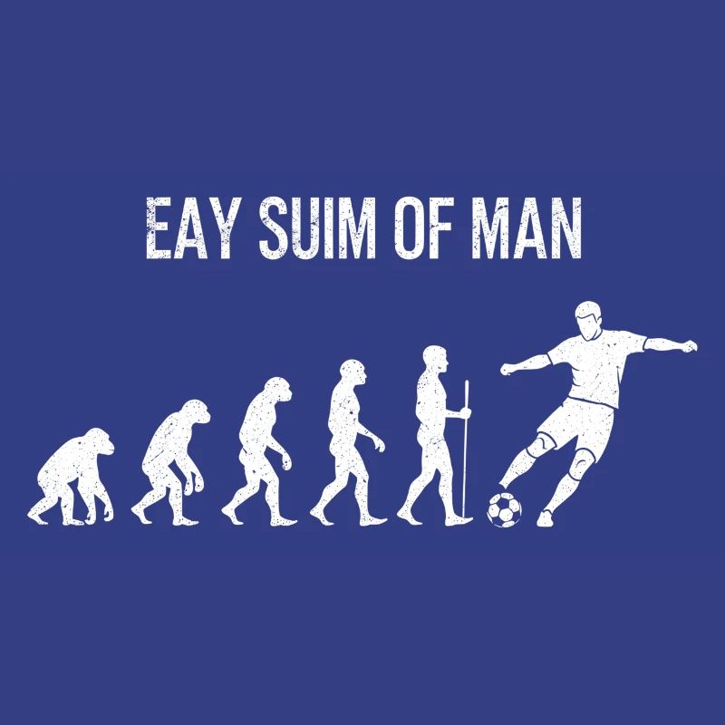 Soccer Evolution - Retro Soccer Player Design