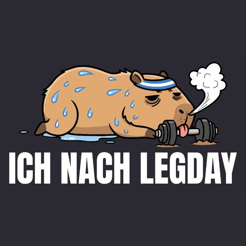 Legday Weight Lifting - Fun Capybara Workout
