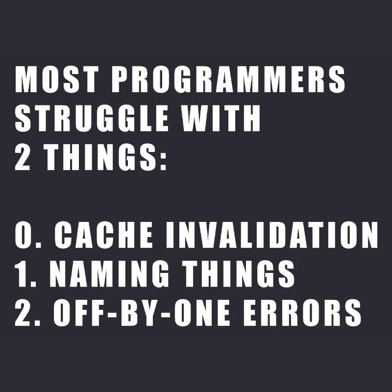 2 schwierige Dinge im Programmieren der Informatik