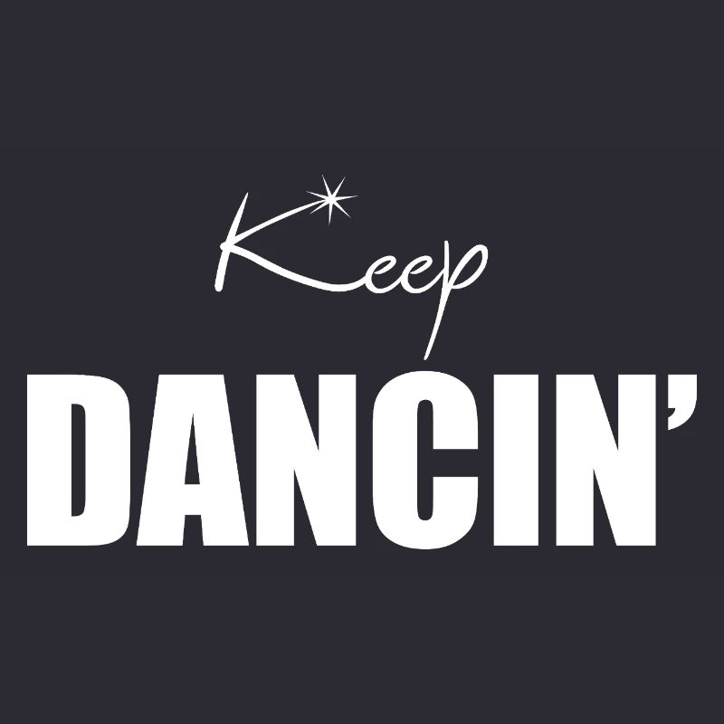 Cadeau de danseur rétro Keep Dancing & Professeur de danse en haut