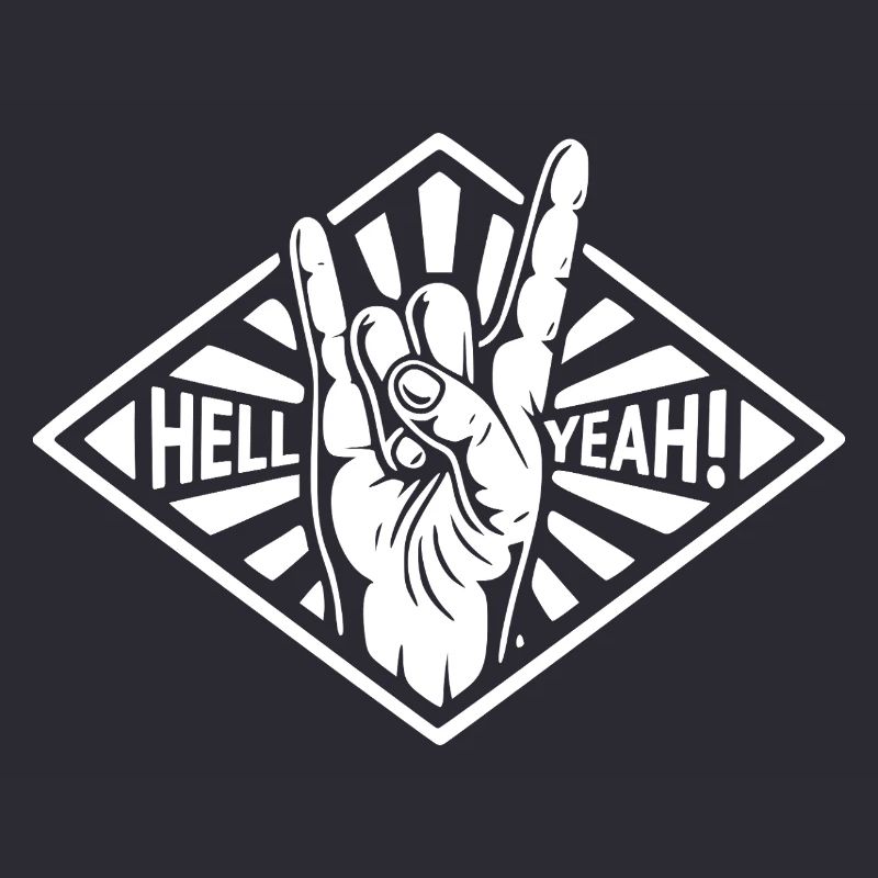 Hell yes Handgeste