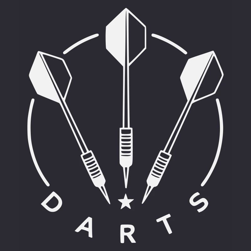 Logo des fléchettes et fléchettes