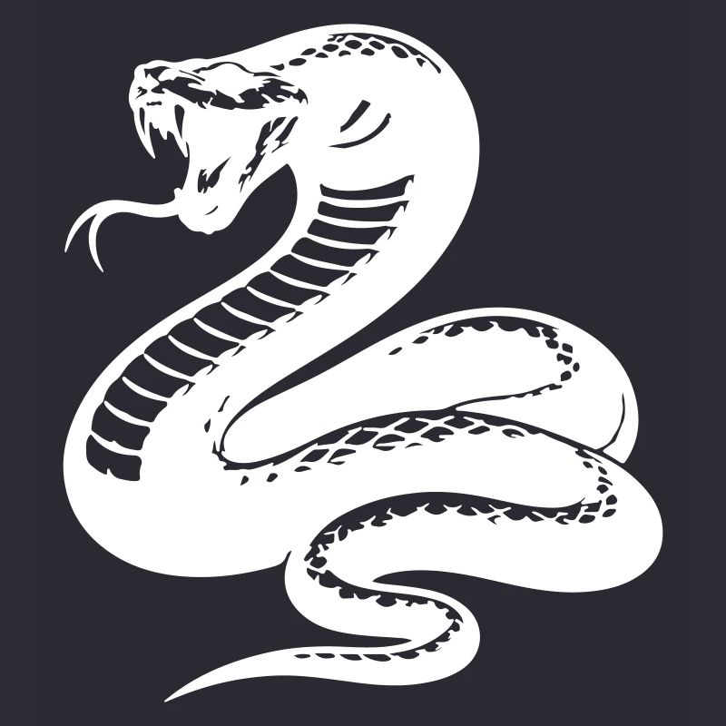 Schlange Python Silhouette