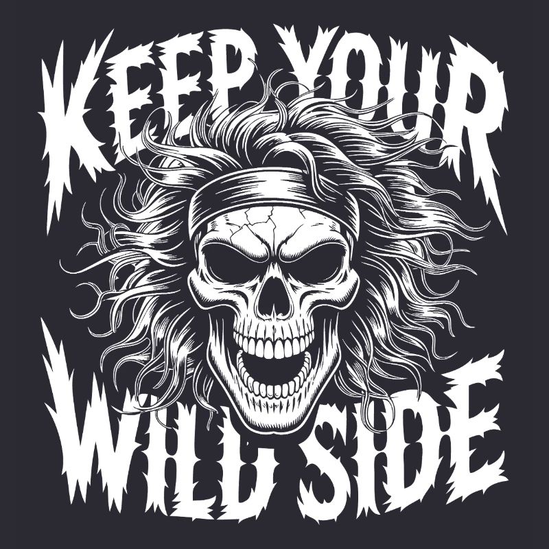 Keep Your Wild Side Skull