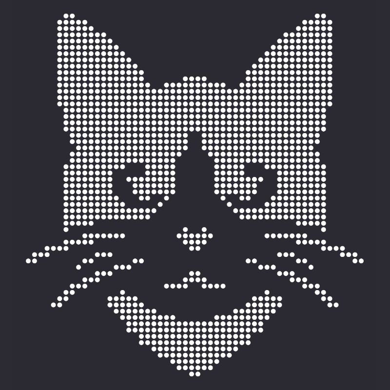 Halbton-Katzengesicht