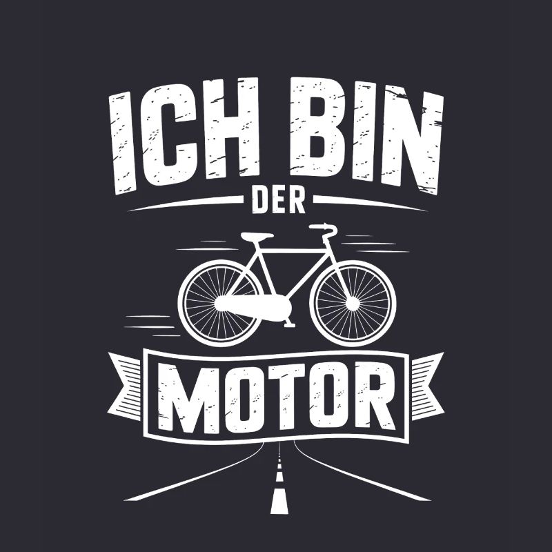 Ich bin der Motor Bicycle Emblem