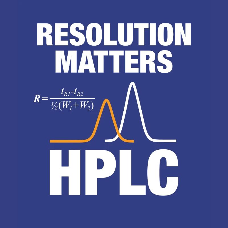 HPLC Peak Resolution Performance Chromatography