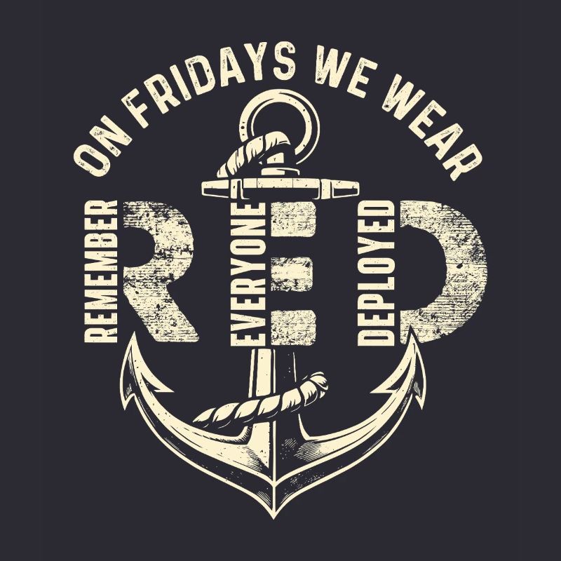 Freitags tragen wir Red Remember Deployed
