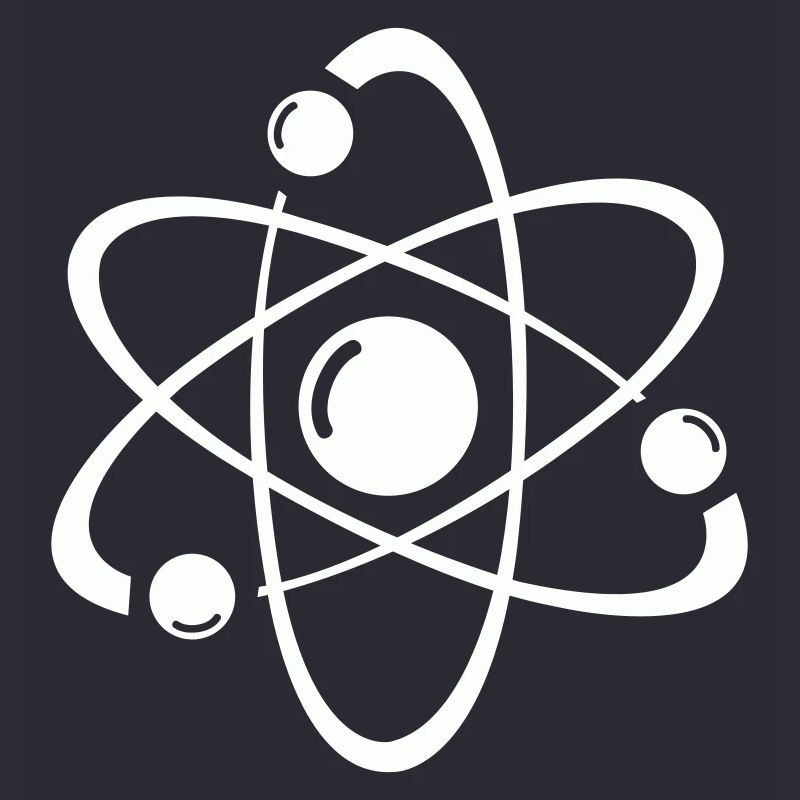 Atomic Model Line Art