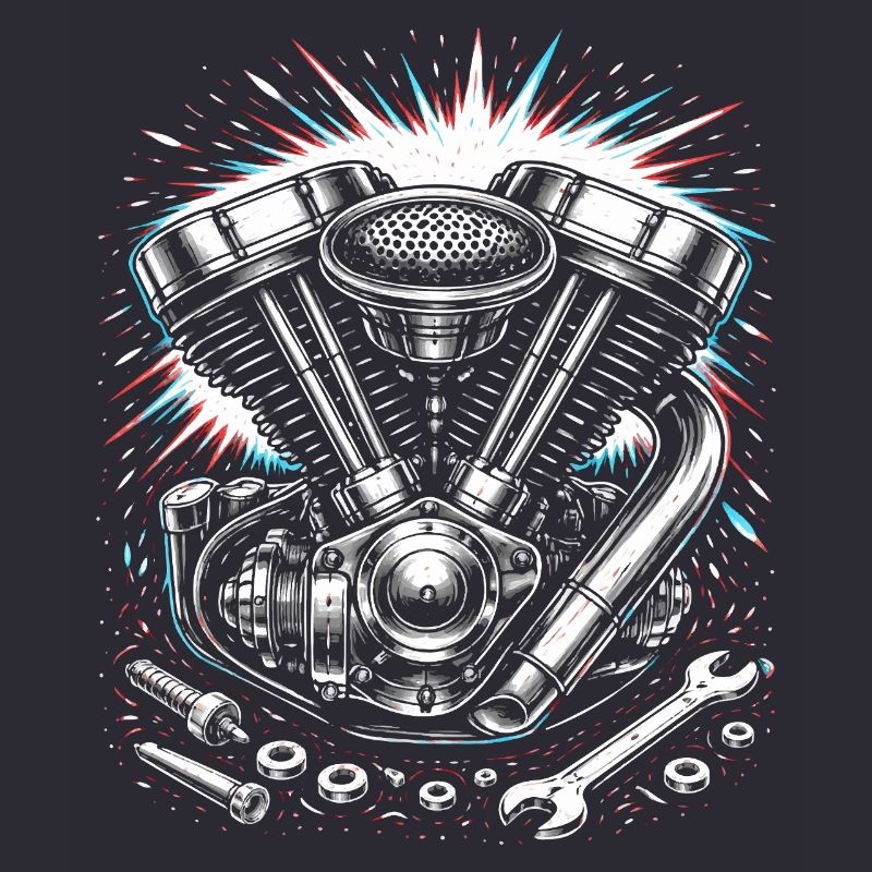 Motorcycle Engine Screwdriver Tuning Design