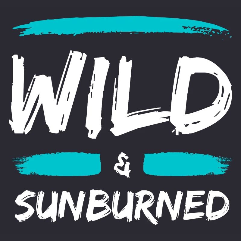 Wild & Sunburned Brush Text