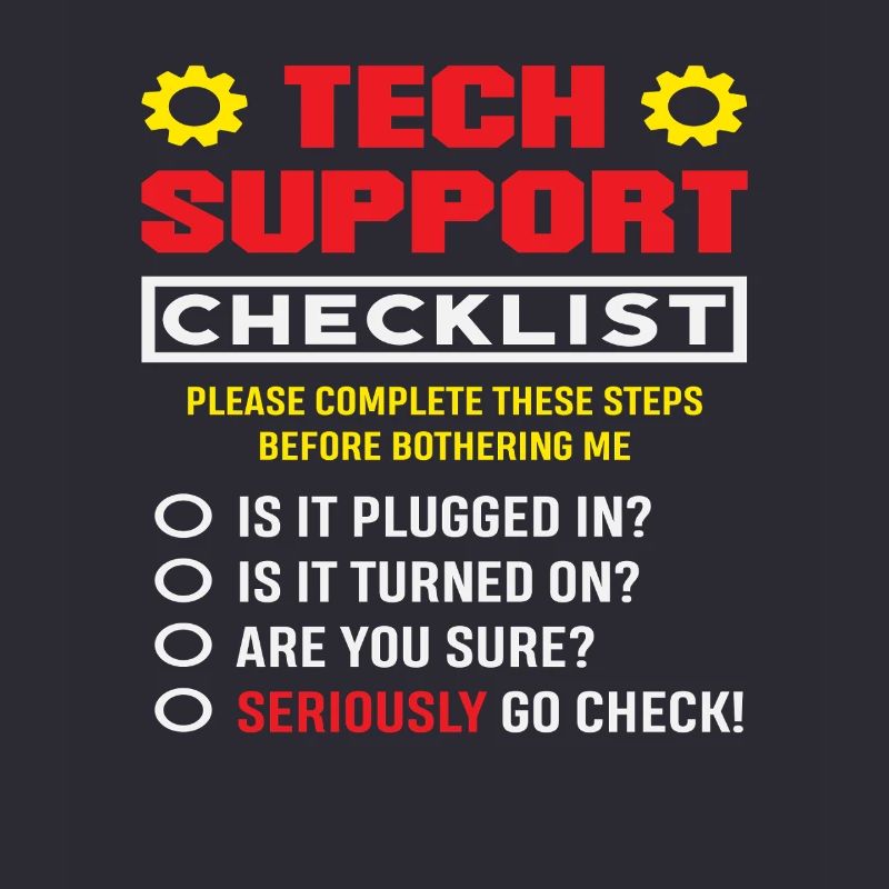 Liste de contrôle du support technique Plugin Admin IT