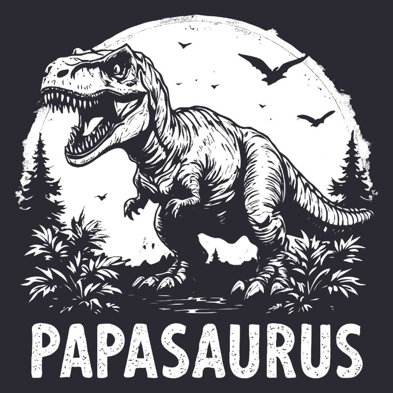 Papasaurus Starker Papa GeschenkT-Rex Vater cool