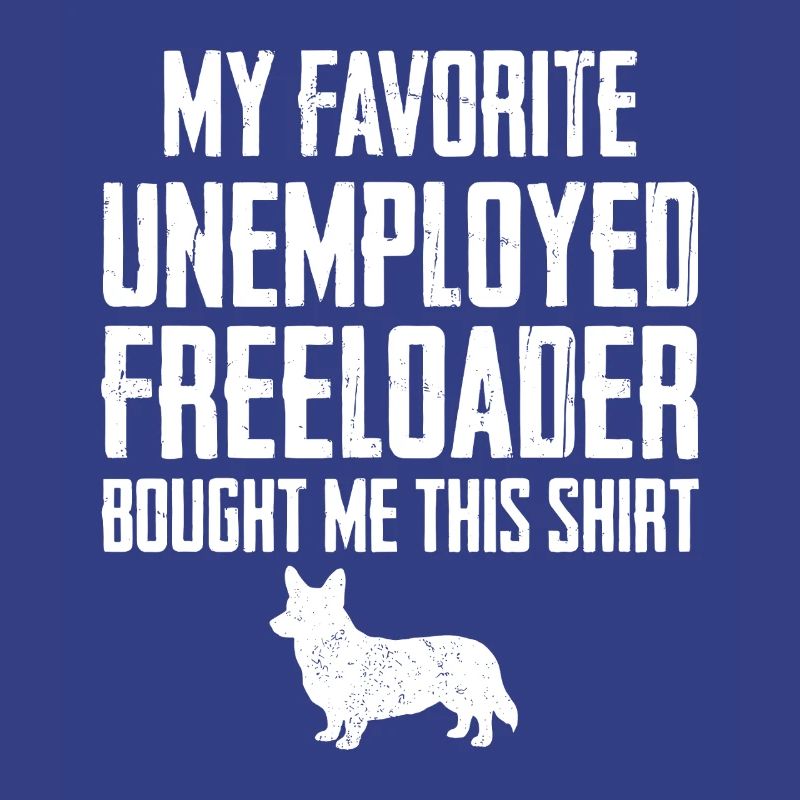 Funny Corgi Freeloader