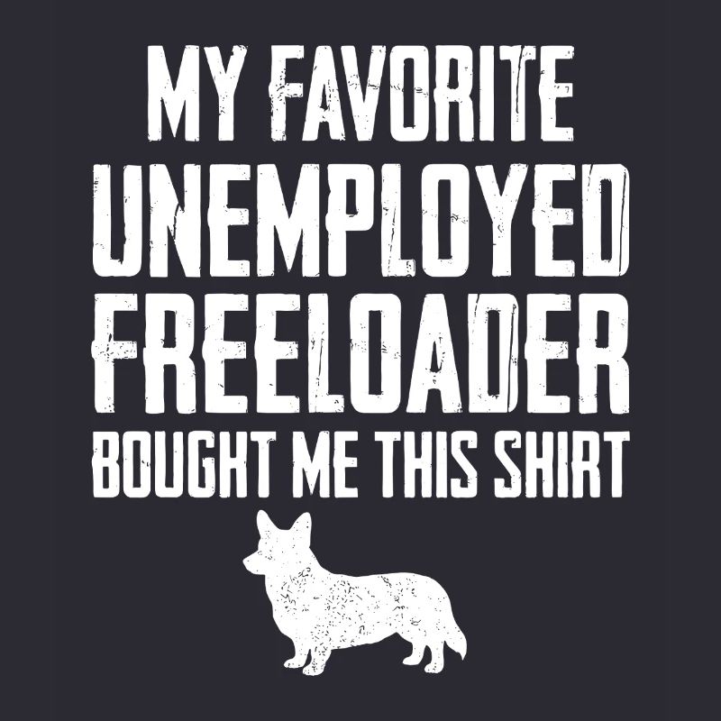 Funny Corgi Freeloader