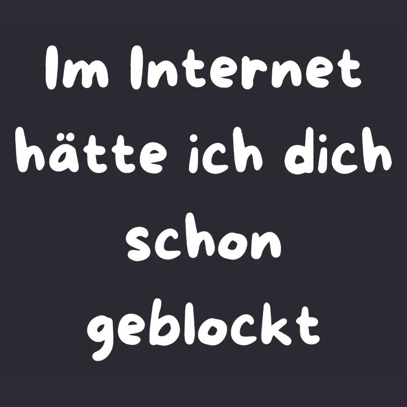 Schon geblockt Netz Meme Text