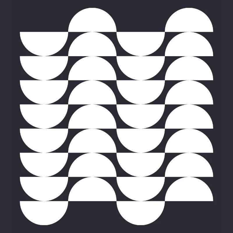 Wavegrid Half-Circle Pattern