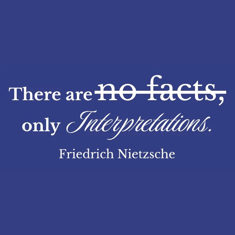 Interpretations Over Facts - Vintage Script