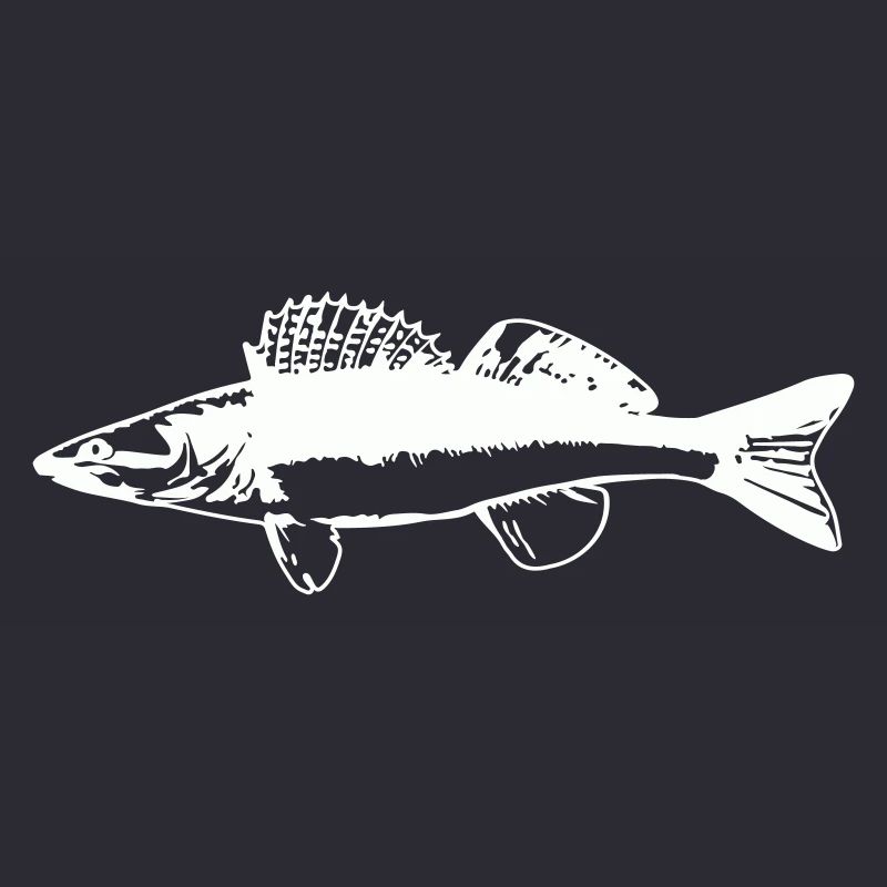 Fish with water movement