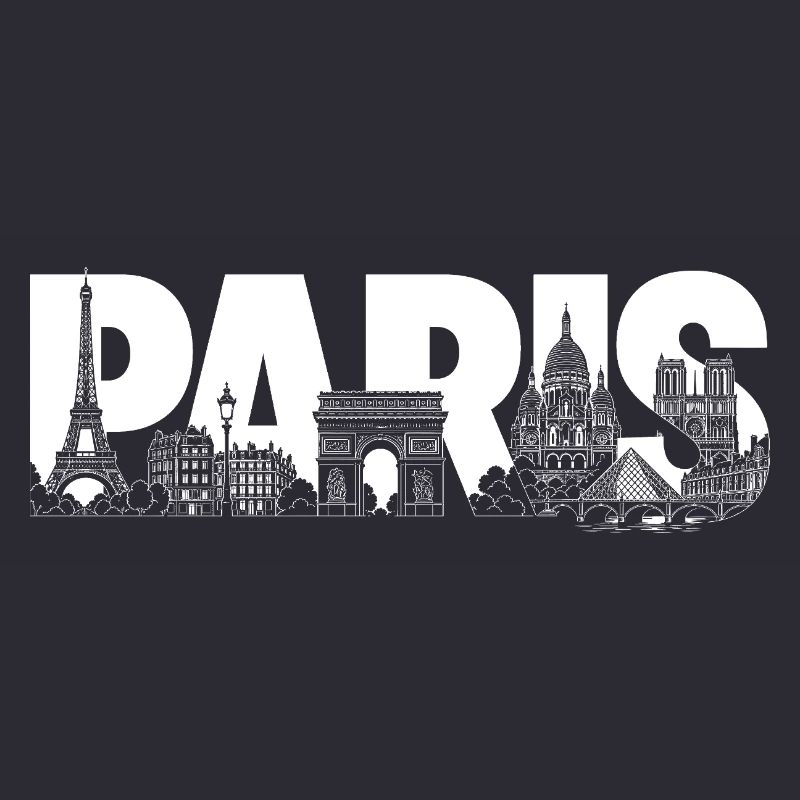 Paris Frankreich Eiffelturm Triumphbogen 