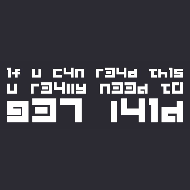 Get Laid Leetspeak – Nerdiger 1337 Spruch