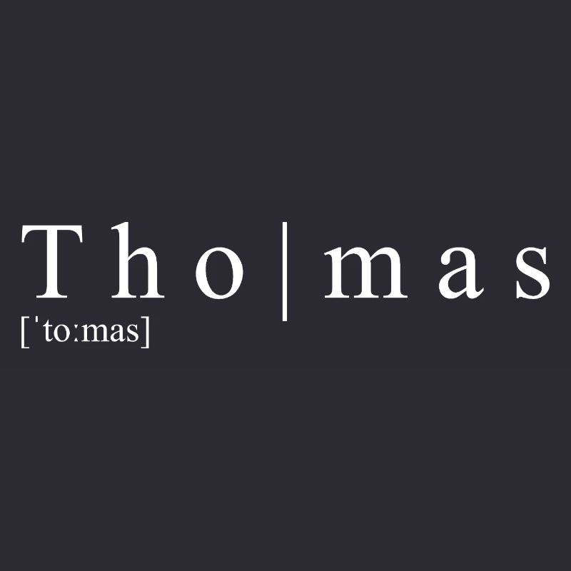 Thomas Definition Typography