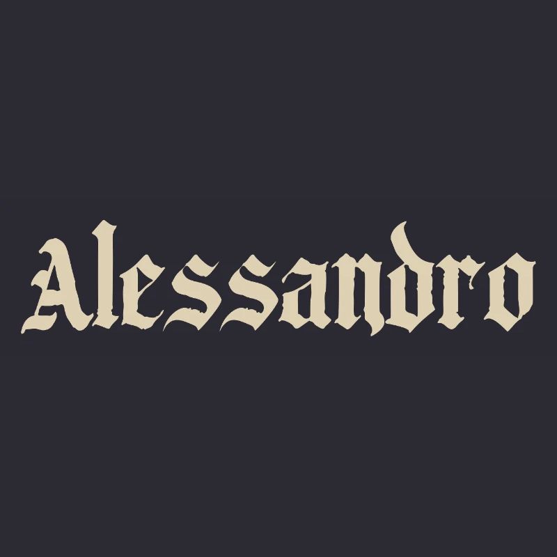 Alessandro Gothic Script