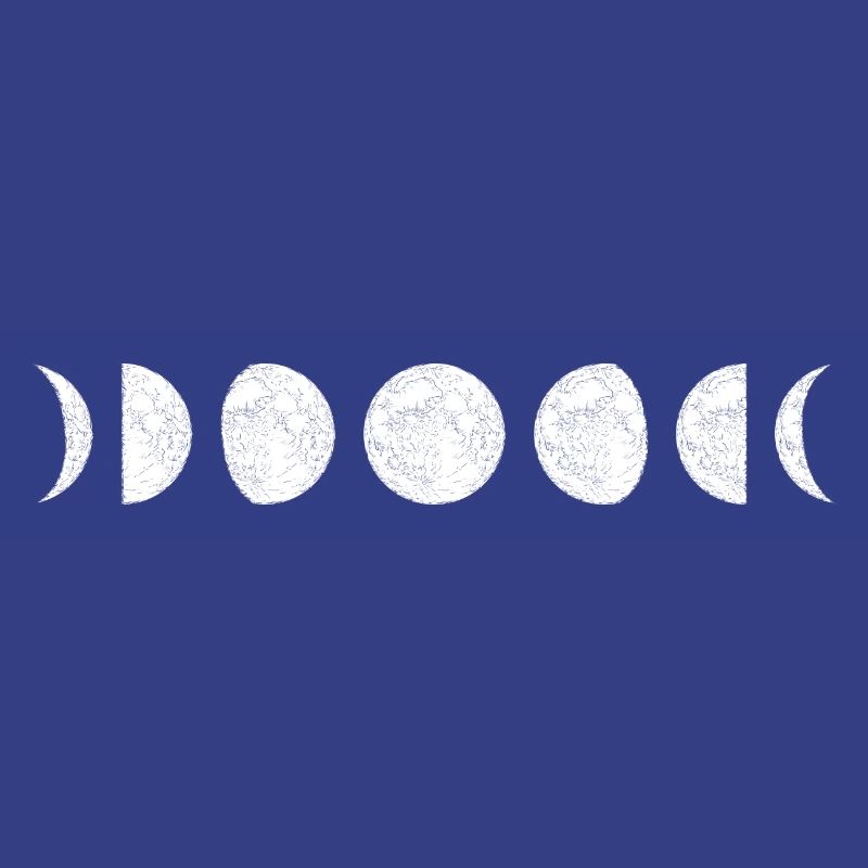 Moon Phase Circle Sequence