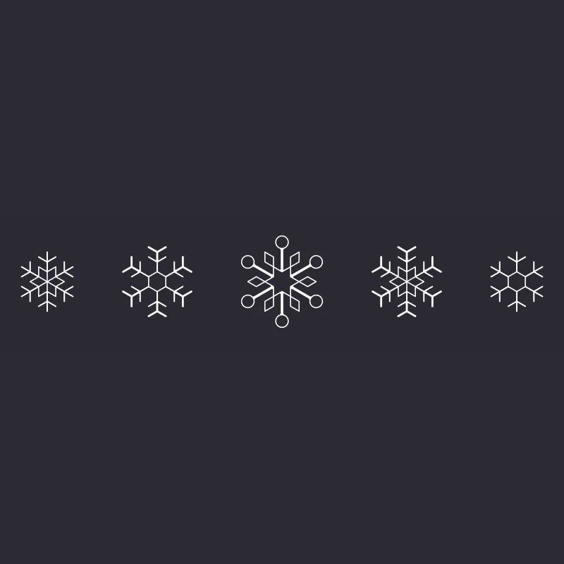 Five Snowflakes