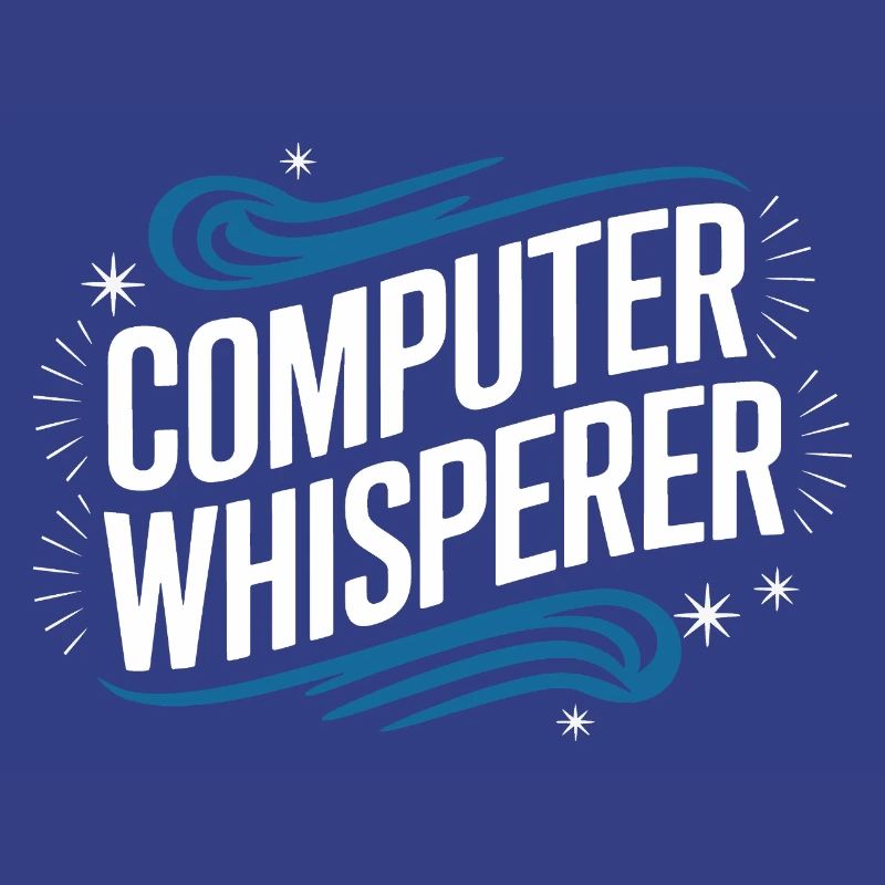 Technischer Support Computerfreak Nerd