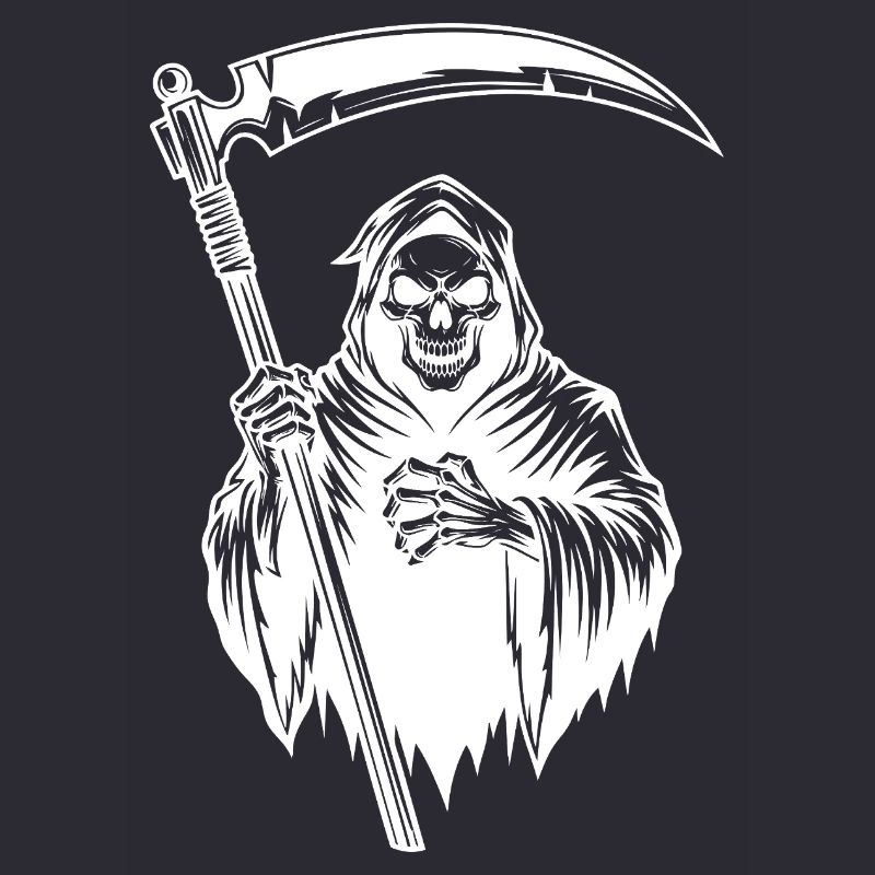 Der Sensenmann Reaper Design Skull Version