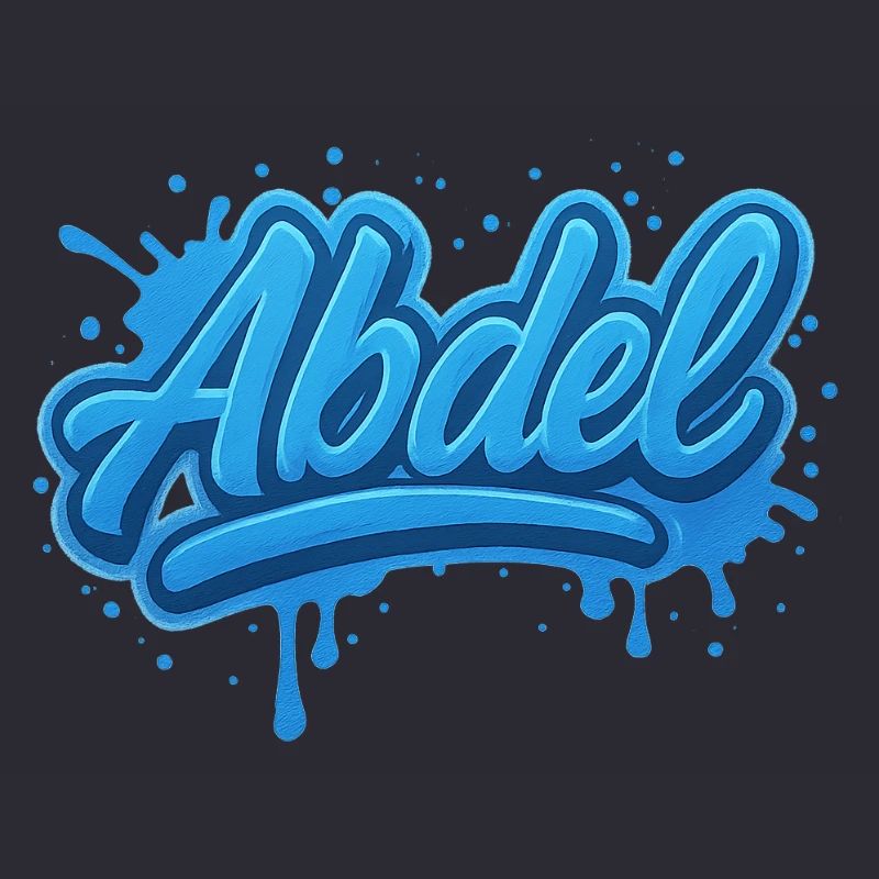 Graffiti Name Abdel ideal gift printable on