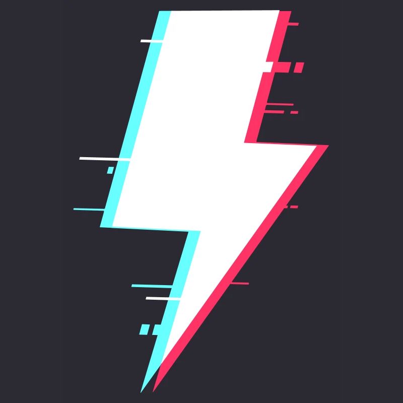 Lightning Style Retro Digital Lightning