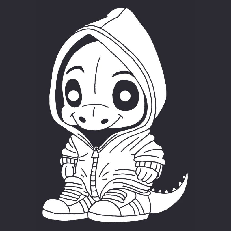 Small Dinosaur (White)