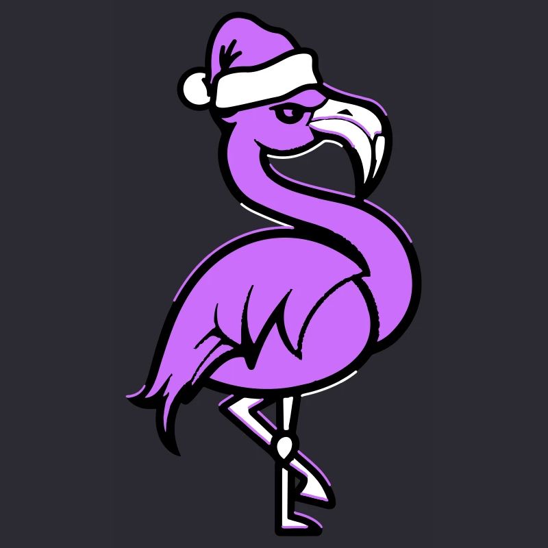 flamingo comic weihnachten