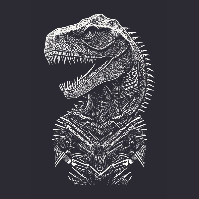Porträt eines T-Rex-Dinosauriers