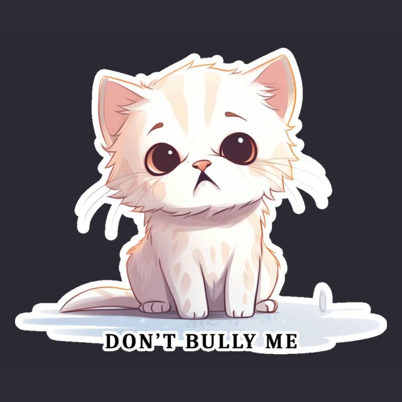 Don't Bully Me – Cute Cat with Message